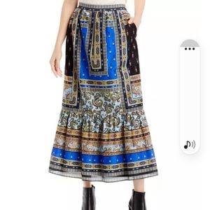 Kobi Harperin 100% Cotton Boho Print Bell Skirt